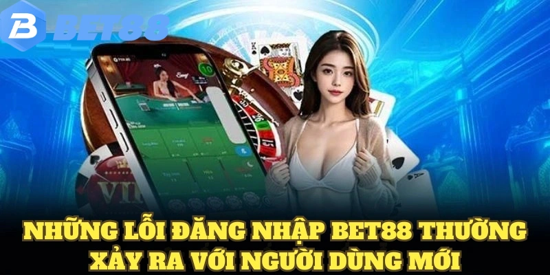 Những lỗi đăng nhập BET88 thường xảy ra với người dùng mới
